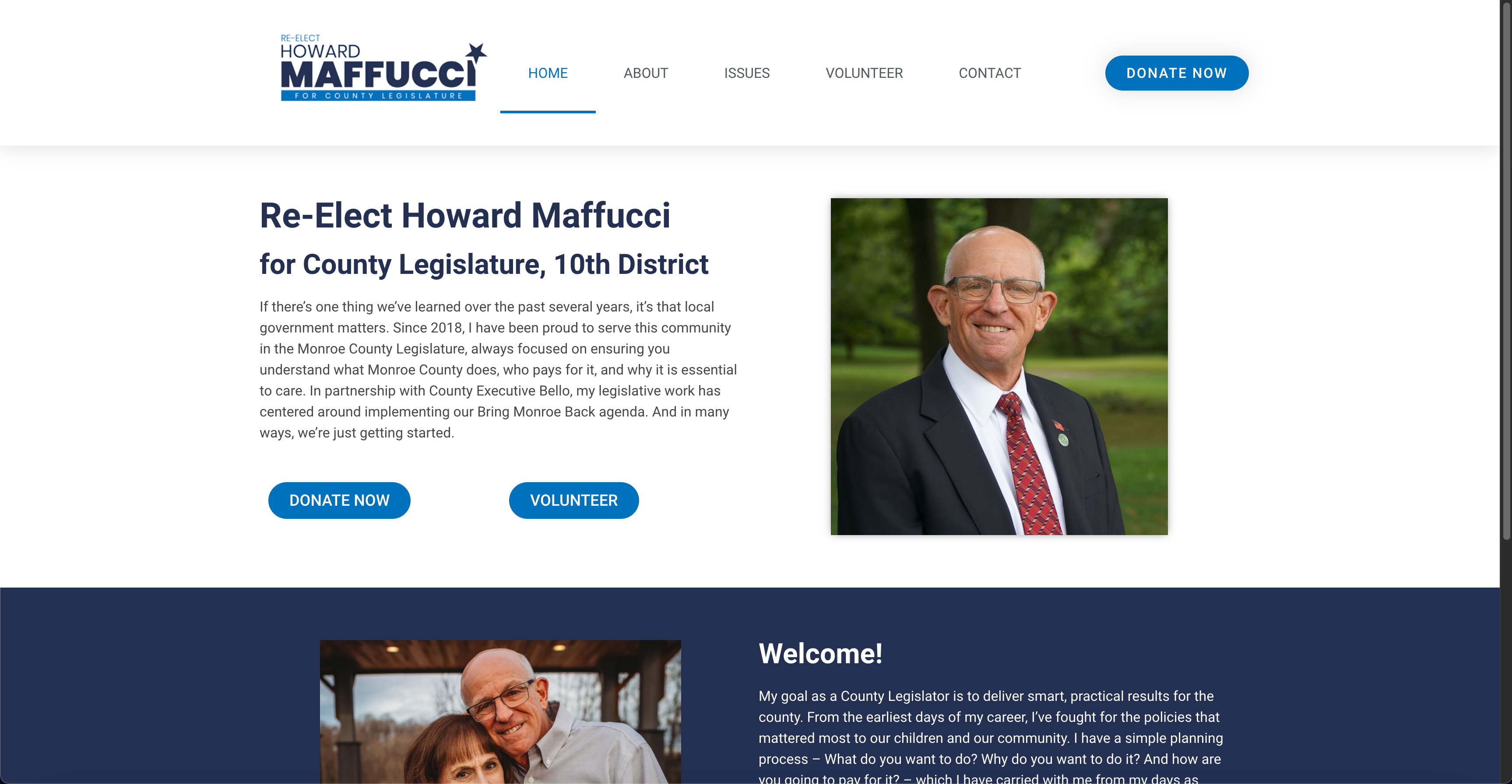 Howard Maffucci for Monroe County Legislature campaign website